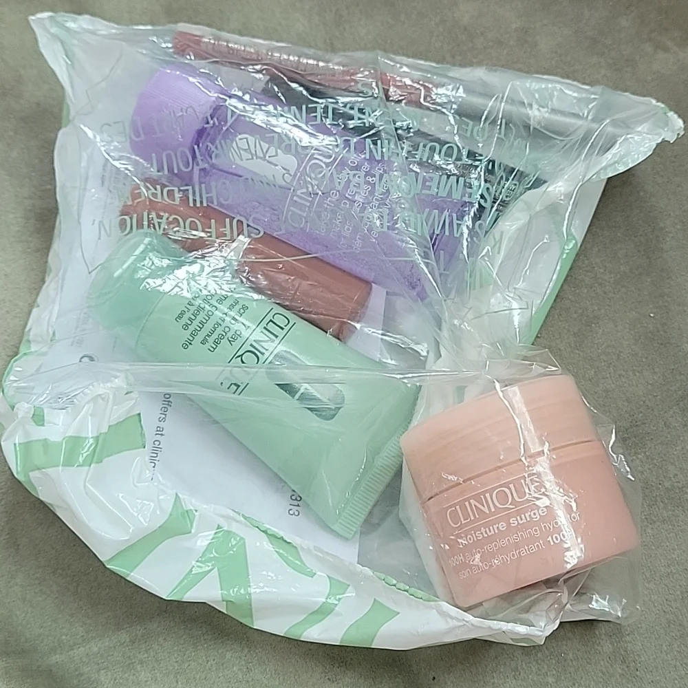 NWT Clinique x Donald MAKE UP BAG